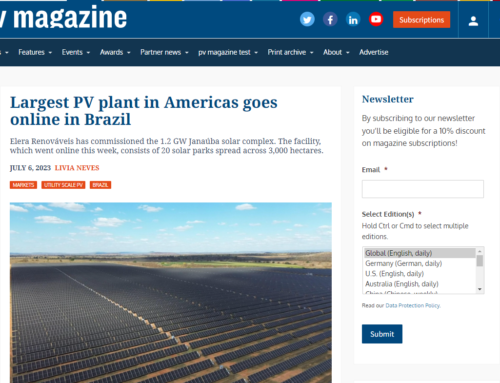 Largest PV Plant In Americas Goes Online In Brazil
